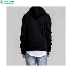 เสื้อฮู้ดดี้ผ้าฟลีซฝรั่งเศสคุณภาพสูง 500GSM ทรงหลวม ปักลายแบบดิสเทรส สำหรับทุกเพศ  บริการ OEM สำหรับฤดูหนาว - Product Image 6