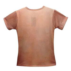 T-shirt vintage dégradé délavé à l'acide pour hommes 100% coton délavé au soleil surdimensionné avec logo personnalisé graphique - Product Image 2