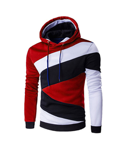Couleurs unies Réglable Surdimensionné Chaud Épais Pull à Capuche pour Garçons Élégant Léger Cordon Hoodies pour Tenue Décontractée - Product Image 5