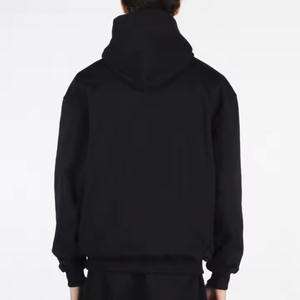 เสื้อฮู้ดโอเวอร์ไซส์สไตล์วินเทจสำหรับผู้ชายเสื้อผ้าแนวสตรีทเสื้อฮู้ดตัวสั้นออกแบบโลโก้ได้ตามต้องการสำหรับฤดูหนาว - Product Image 3