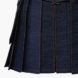 กiltยีนส์ผู้ชายคุณภาพสูงสั่งตัดได้ ไซส์ใหญ่ จีบหลัง กระเป๋าคาร์โก้ ฮาร์ดแวร์ทองเหลือง 2026 - Product Image 5