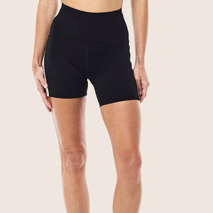 2025 personalizado de cintura alta Sujetador deportivo Pantalones cortos Combo para mujeres transpirable cómodo Yoga gimnasio Fitness caliente Casual a granel al por mayor - Product Image 4