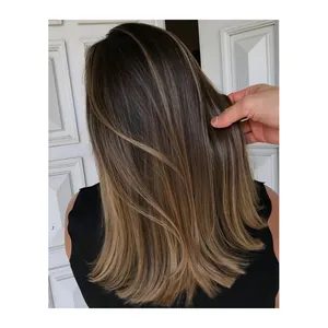 Melhor cor do cabelo marrom claro de ervas naturais para cobertura cinza ao atacado preço