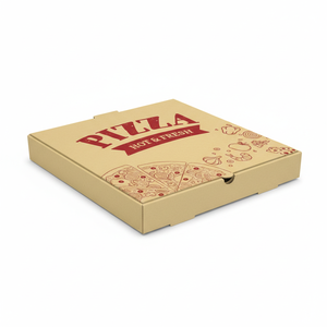 Boîte à pizza en kraft écologique, emballage alimentaire recyclable et biodégradable pour les restaurants et les pizzerias - Product Image 6