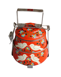 Printed Traditional <b>Tiffin</b> Food Carrier Foldable Metal <b>Tiffin</b> <b>Box</b> Stainless Steel <b>Tiffin</b> - Product Image 3