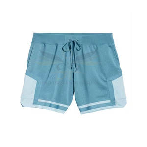 Venta al por mayor High Street Style Men's Fitness Shorts Personalizados Tallas grandes Patrón sólido Cordón para la venta en línea - Product Image 3