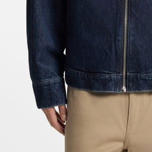 Chaqueta Vaquera de Alta Calidad para Hombre con Cierre de Cremallera para Compradores al por Mayor con Precio Económico, Diseño Elegante con Logotipo Personalizado, Estilo Casual - Product Image 3