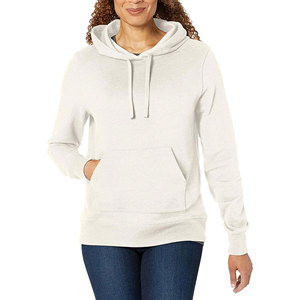 Pull-over à capuche en coton avec logo personnalisé pour femmes Sweat-shirt chaud d'hiver en polaire épaisse surdimensionnée Style Streetwear - Product Image 5