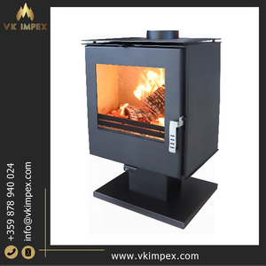 Diseño elegante Calidad superior Venta caliente Color negro Chimeneas de leña de alta eficiencia del proveedor de origen de Bulgaria - Product Image 3