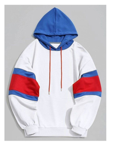 Sudadera con Capucha de Moda Invernal para Hombre, 100% Algodón, Color Personalizado, Bloques de Color en Contraste, Sudadera con Capucha Transpirable y Ecológica - Product Image 4