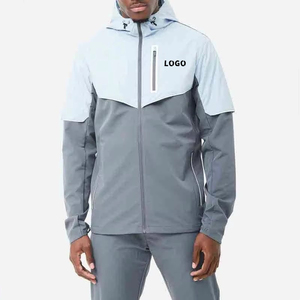 Nouveau style, meilleur prix de gros, survêtement coupe-vent en polyester pour homme, design personnalisé OEM, survêtement coupe-vent léger - Product Image 2