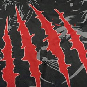 Maillot de sport respirant à col rond entièrement sublimé personnalisable, séchage rapide, tissu en maille 100% polyester, maillot de football - Product Image 4