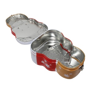 Wholesale Custom Christmas Snowman Food Grade Metal <b>Tin</b> Box Storage for Holiday Decoration & Gift Packaging - Product Image 5