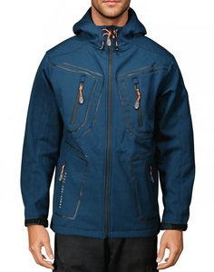 Wholesale Polyester Hooded Waterproof Zipper Softshell <b>Jacket</b> Indemand High Quality Outdoorwear Musthave Sportwear <b>Men</b> <b>Jacket</b> - Product Image 1