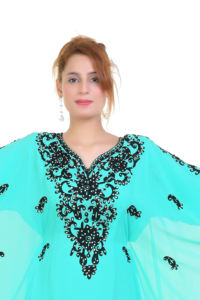 Modern Moroccan Islamic <b>Kaftan</b> for Women Long Floor-Length <b>Beach</b> Dress with Breathyable Long Sleeve ODM Supply - Product Image 2