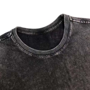 เสื้อยืดวินเทจผ้าฝ้าย220gsm ฟอกสีกรดสำหรับผู้ชายเสื้อยืดโลโก้โอเวอร์ไซส์ออกแบบได้ตามต้องการ100% - Product Image 2