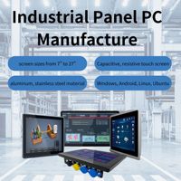 Monitor Pc industri Senke 10.4 "12.1" 15 "industri Android semua dalam satu Panel PC komputer