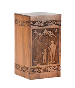 Urnas Funerarias Decorativas Modernas de Madera para Adultos, Urnas Hechas a Mano para Hombre y Mujer - Product Image 1