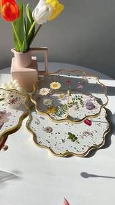 FUNCTIONAL RELATED DISPLAY HANDMADE DIY 3 Tier Round Shape Fruit Tray Epoxy <b>Mold</b> Tea Tray Table Silicone <b>Mold</b> for <b>Resin</b> Arts - Product Image 6