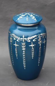 Adult Cremation Urns for Male/Female Funeral Urn for Human Ashes Decorative Urns for Ashes <b>Large</b> <b>Keepsake</b> <b>Box</b> (Firozi ) - Product Image 5