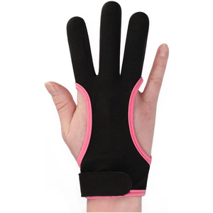 Gants de tir à l'arc de qualité supérieure, gants en cuir pour arc recurve et arc compound, adaptés aux hommes, aux femmes et aux jeunes - Product Image 1