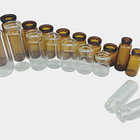Ensemble de flacons de voyage en verre et métal colorés, contenants cosmétiques rechargeables anti-fuite pour le rangement des articles de toilette et des soins de la peau