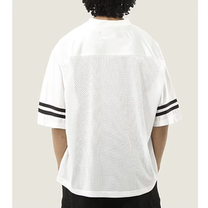 Camisetas Personalizadas con Cuello en V, de Secado Rápido, Estilo Holgado, con Estampado Puff, Camisetas de Malla para Fútbol, Béisbol, Baloncesto, para Hombre - Product Image 3