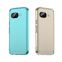 Coque de téléphone portable Candy Back, protection intégrale, boutons flexibles en TPU, antichoc, couleur unie, boutons électro-plaqués, Google Pixel