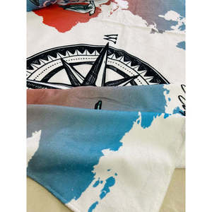 AS0451 Serviette de Plage de Luxe Personnalisée Écologique en Velours Gaufré à Séchage Rapide avec Logo Original - Product Image 2