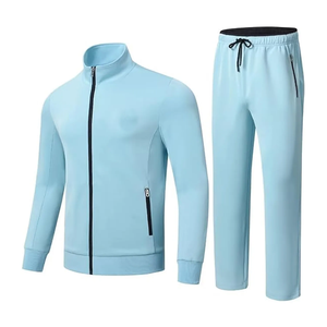 Conjunto de ropa de calle con chaqueta deportiva extragrande de chándal de dos piezas cortavientos informal estampado unisex personalizado - Product Image 6