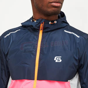 Veste coupe-vent High Street Design pour hommes, col montant de haute qualité, coupe-vent et imperméable pour la saison hivernale - Product Image 6