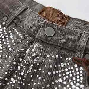 Baggy oversize mens Loose fit hip hop streetwear estilo shorts para verano casual moda algodón transpirable cintura elástica - Product Image 5