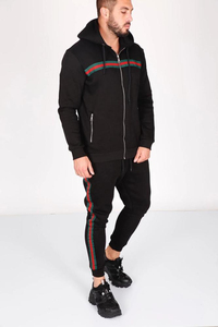 Casual <b>Tracksuit</b> 100% Cotton <b>Polyester</b> <b>Tracksuits</b> Casual Men <b>Tracksuits</b> for Men Jogging Athletic Sports <b>tracksuit</b> OEM - Product Image 2