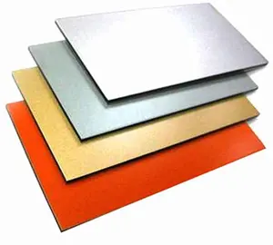 alucobond facade aluminum metal cladding brushed finish aluminium composite panel