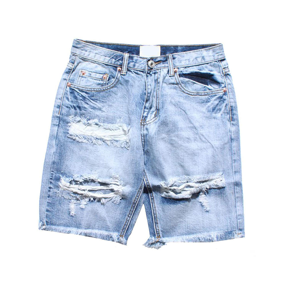 Trending Now: Destroyed Denim Shorts Men's Women's Fashion