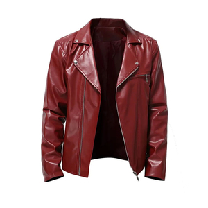 High Quality Customizable Cowhide Men's Leather <b>Jacket</b> Stand <b>Collar</b> Most Popular Design Wholesale Price <b>Jacket</b> at Nurak in 2025 - Product Image 1