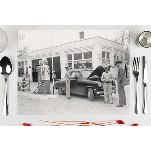 Nappe imprimée Gasolinera 28x40,5cm 80gsm, papier professionnel, 500 pièces, B2B - Product Image 1