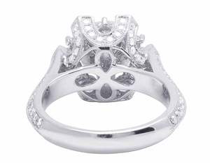 Fleur Design Nouveau S925 Argent Moissanite Diamant Fiançailles De Mariage Tendance Bague D'éternité Pour Les Femmes Bijoux - Product Image 6