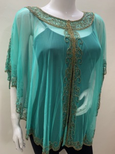 2025ชุดชายหาดตอนเย็นขนาดพิเศษสำหรับผู้หญิงชุดเดรสยาวแบบลำลองประดับด้วยลูกปัดปักเลื่อมสำหรับใส่ทำงานขายดี - Product Image 3