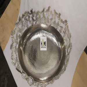 Bols à chocolat de luxe en aluminium décoratifs en grillage d'or poli caractéristique jetable à bas prix - Product Image 4