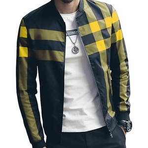Chaqueta de Trabajo Casual para Hombre, Estilo Urbano, Chaqueta Bomber Vaquera Vintage, Impermeable, Ecológica, para Otoño e Invierno - Product Image 1