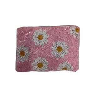 Monedero de Cuentas Coloridas Hecho a Mano en India, Mini Cartera con Cremallera de Diseño para Mujer, Proveedor Mayorista - Product Image 1
