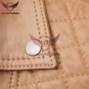 Veste de motard en cuir de Style High Street Tan Style personnalisé Fit Style vêtements d'extérieur de moto fabriqués à la main Design classique Durable élégant - Product Image 4