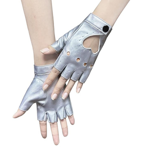 Top meilleure vente de logo personnalisé pour les femmes porter à la main des gants de danse pôle personnalisé demi-doigt Mighty Grip gants pôle de danse - Product Image 2