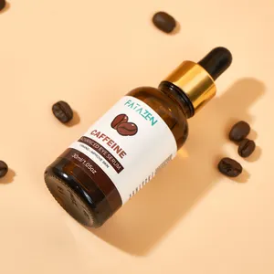 Private Label Eye Products Dark Circles Improvement Facial Treatment Serum with 5% Caffeine Drops OEM Caffeine Eye Serum