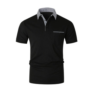 Polos personalizados de poliéster para verano, ropa de calle transpirable para gimnasio, ropa de oficina de secado rápido, polos con logotipo impreso personalizado para hombre - Product Image 1