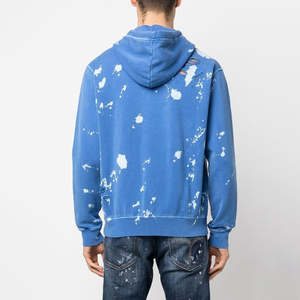Custom Distressed Embroidery Zipper Hoodies Graphic Heavyweight Oversized Cotton Streetwear <b>Vintage</b> Acid Wash <b>Zip</b> <b>up</b> Men <b>Hoodie</b> - Product Image 3