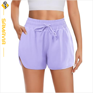 Pantalones cortos para mujer, pantalones cortos para correr de secado rápido para mujer, pantalones cortos ligeros transpirables para mujer para entrenamiento, listos para enviar - Product Image 3