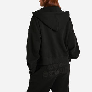 Sweat à capuche de performance évacuant l'humidité pour femme Pull actif extensible surdimensionné pour la randonnée en salle de sport et les entraînements en plein air - Product Image 5