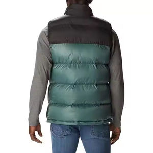 Chaleco de invierno personalizable para hombre, ligero, cálido, con burbujas, sin mangas, de talla grande, OEM disponible - Product Image 2